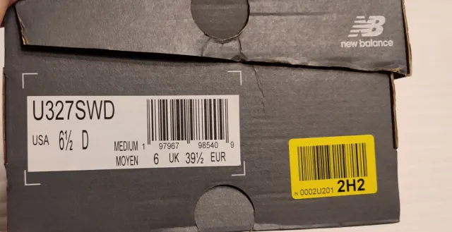 New Balance U327 unisex. Beige marrón y negro. 39.