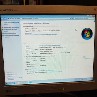 Ordenador  sobremesa negro