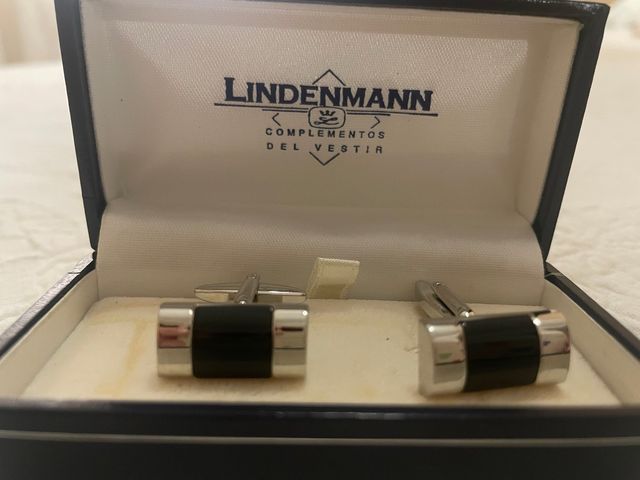 Gemelos Lindenmann Negro y Plateado