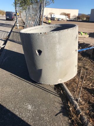 Tubos de cemento para construcción