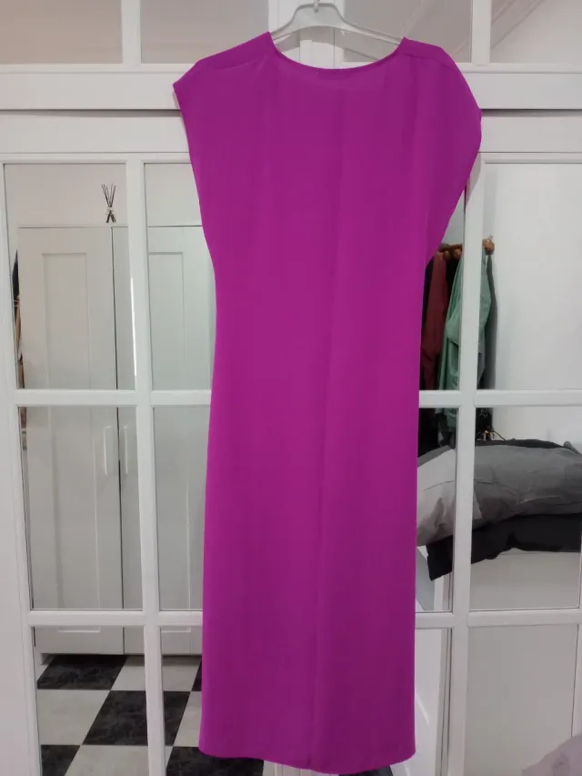 Vestido largo Zara rosa