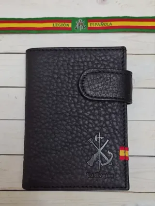 CARTERA CON MONEDERO PIEL LEGION + REGALO PULSERA
