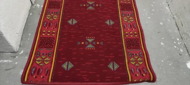 Alfombra Pasillera Roja y Amarilla