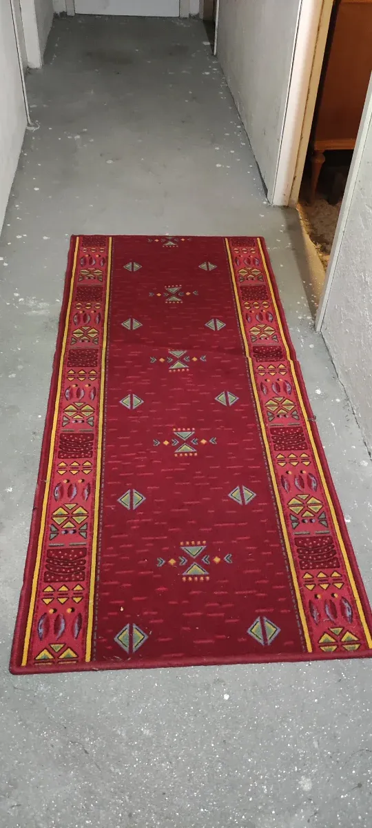 Alfombra Pasillera Roja y Amarilla