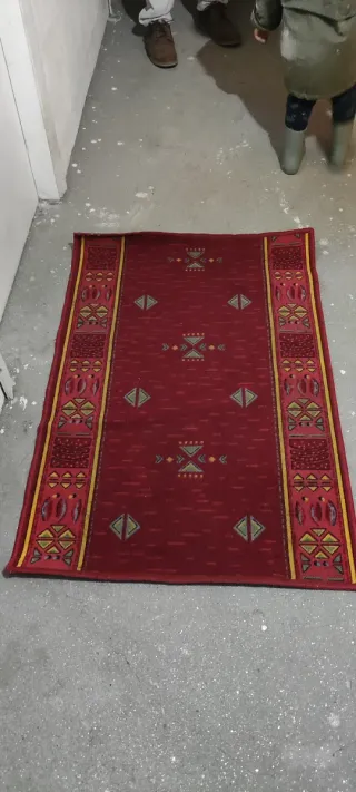 Alfombra Pasillera Roja y Amarilla