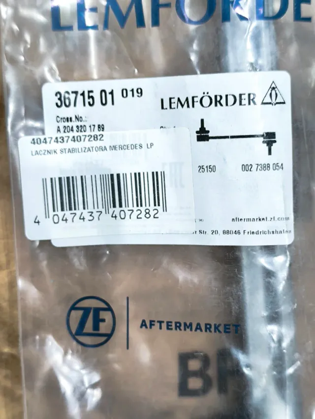 Lemförder 36715 01 019 Bieleta Estabilizadora W204