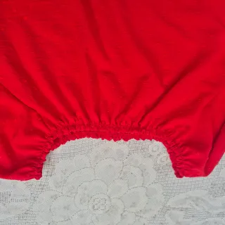 Camisa roja talla grande manga 3/4