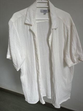 Camisa SMOG blanca manga corta