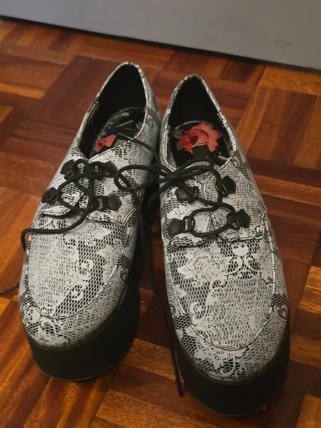 Zapatos Iron Fist Creepers Midnight Widow