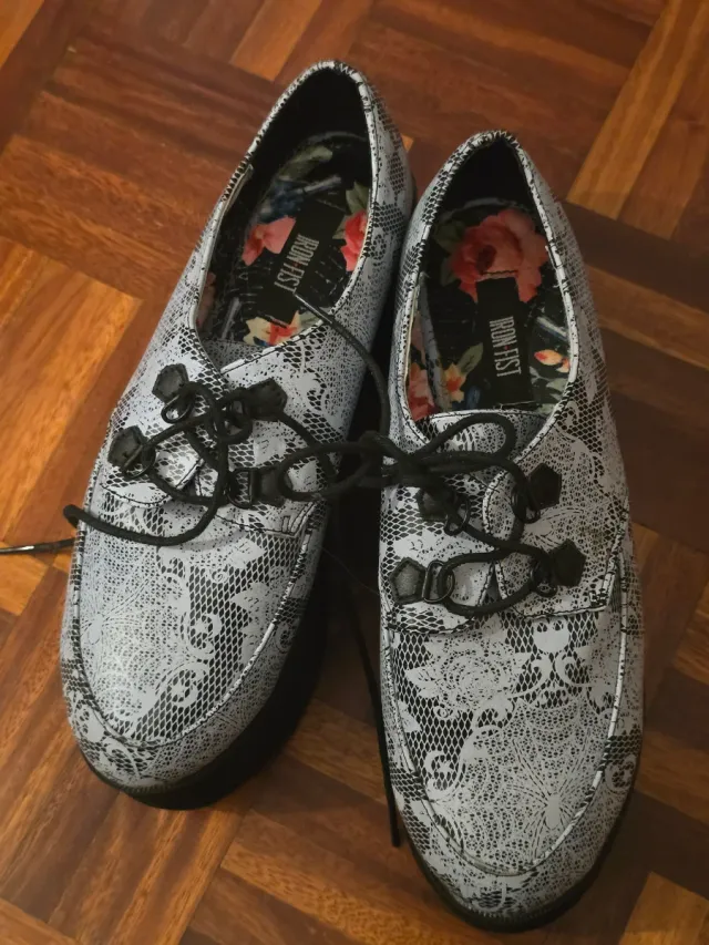 Zapatos Iron Fist Creepers Midnight Widow