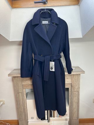 Cappotto Max Mara Blu Marina
