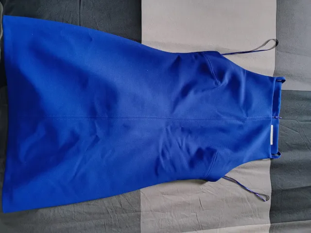 Vestido corto azul Zara