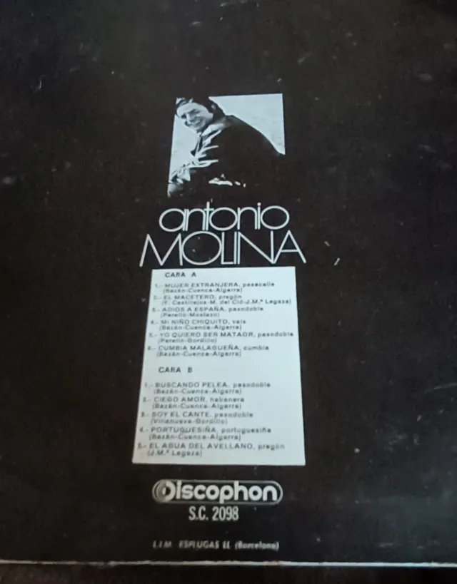 Firmado Pedro Marín y varios Discos