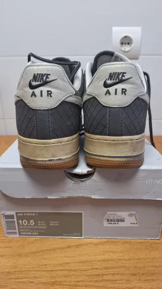 Nike Air Force 1 Gris y Beige