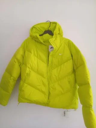 Chaqueta Nike acolchada amarilla talla S