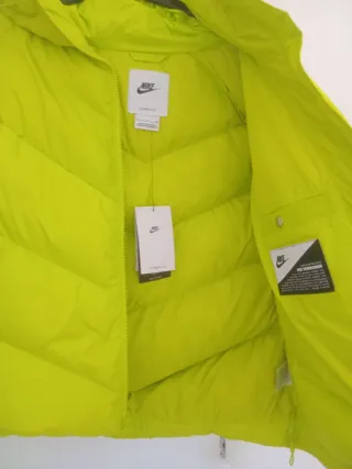 Chaqueta Nike acolchada amarilla talla S