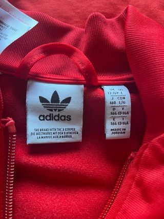 Chaqueta Adidas Roja Poco Uso