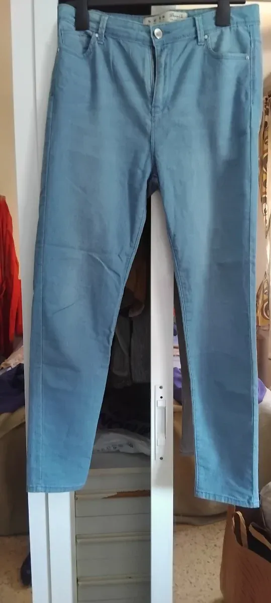 Vaqueros pitillo azul talla L/40/12