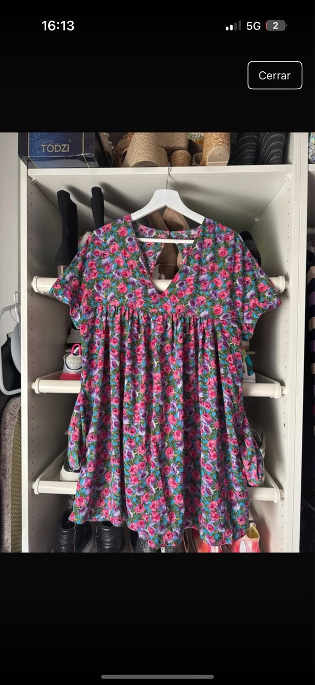 Vestido estampado floral