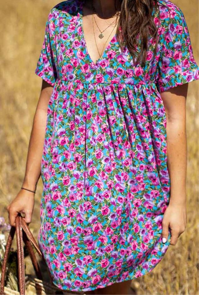 Vestido estampado floral