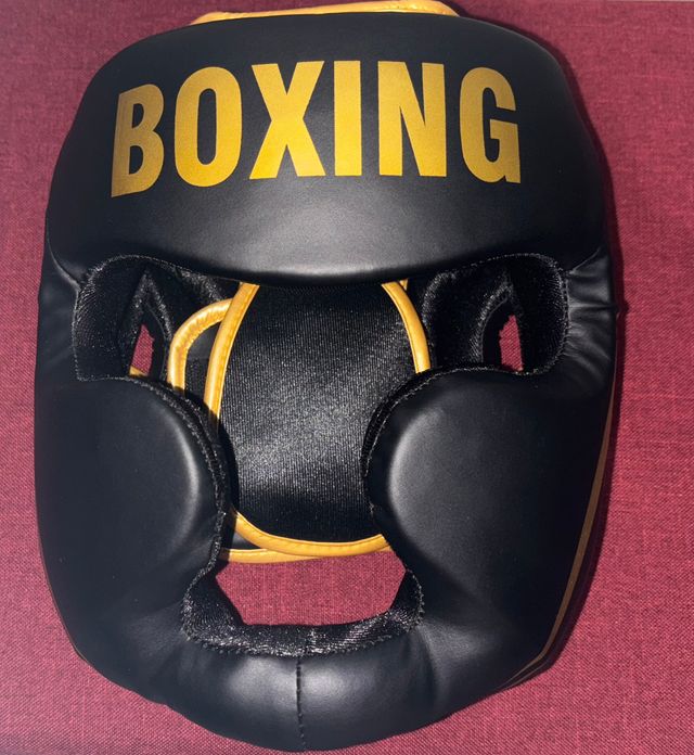 Casco Boxeo + Protector Bucal 4 Piezas nuevos