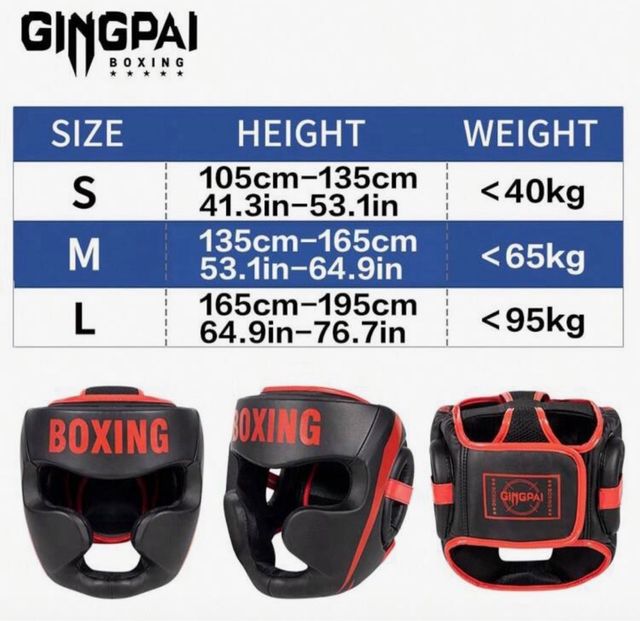 Casco Boxeo + Protector Bucal 4 Piezas nuevos