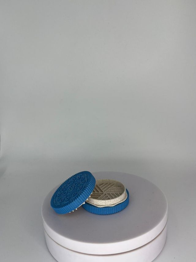 Molinillo 3D Galleta Oreo Rosa/Azul