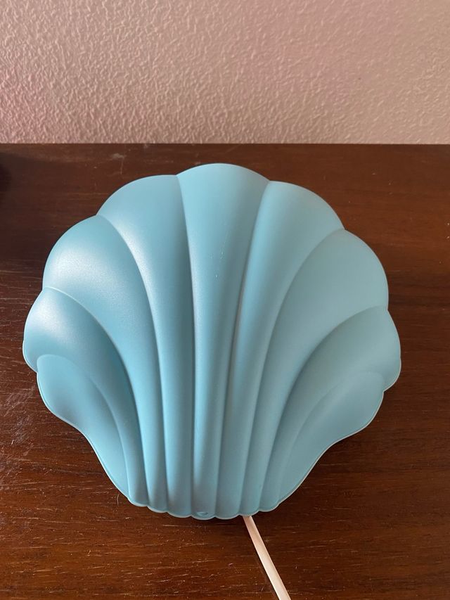 Lámpara azul concha