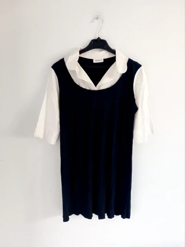 Vestido mujer T.M Negro y Blanco