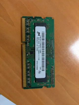 Memoria RAM Micron Portátil 2GB DDR3