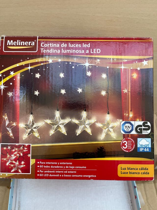 Cortina Luces LED Estrellas Melinera