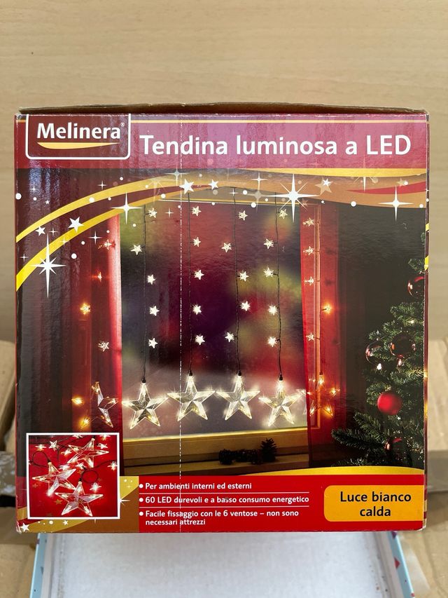Cortina Luces LED Estrellas Melinera