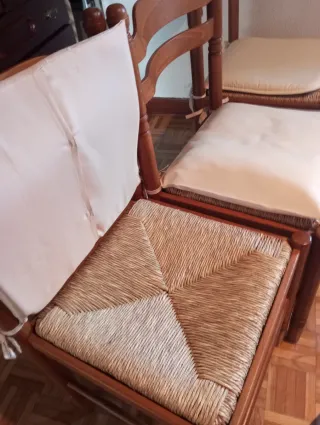 Mesa comedor plegable y 6 sillas