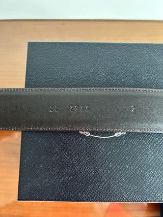 Cinturón Prada Marrón Hebilla Ovalada Plata