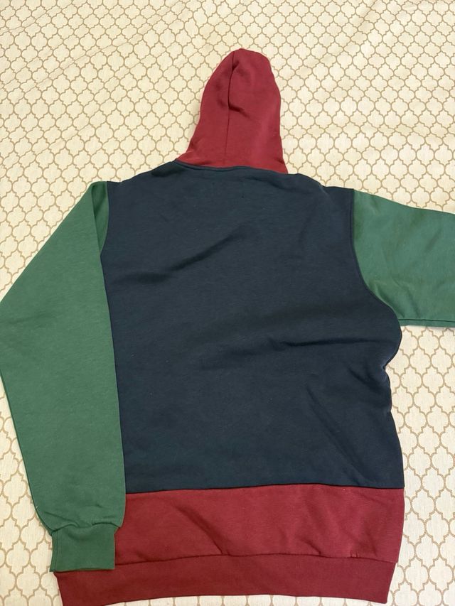 Sudadera Teckel color block talla M