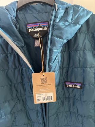 Piumino Patagonia leggero, nuovo con etichetta