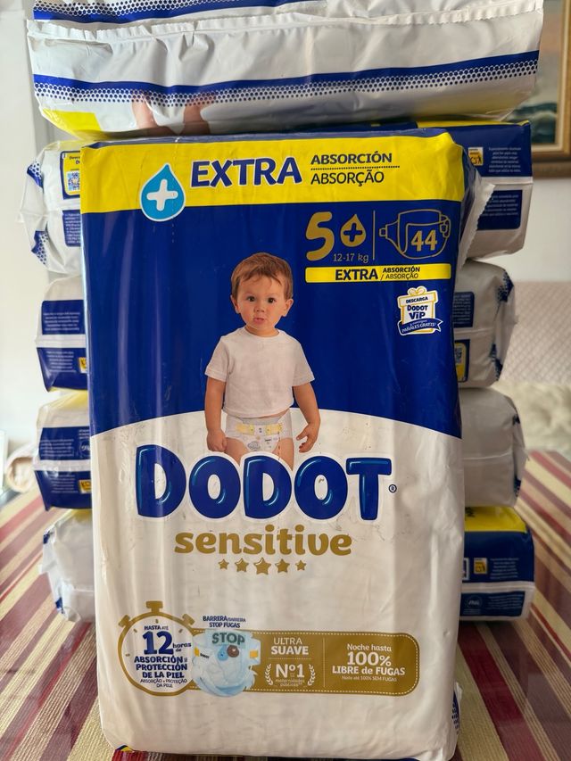 Dodot Sensitive Talla 5 Plus - 44uds