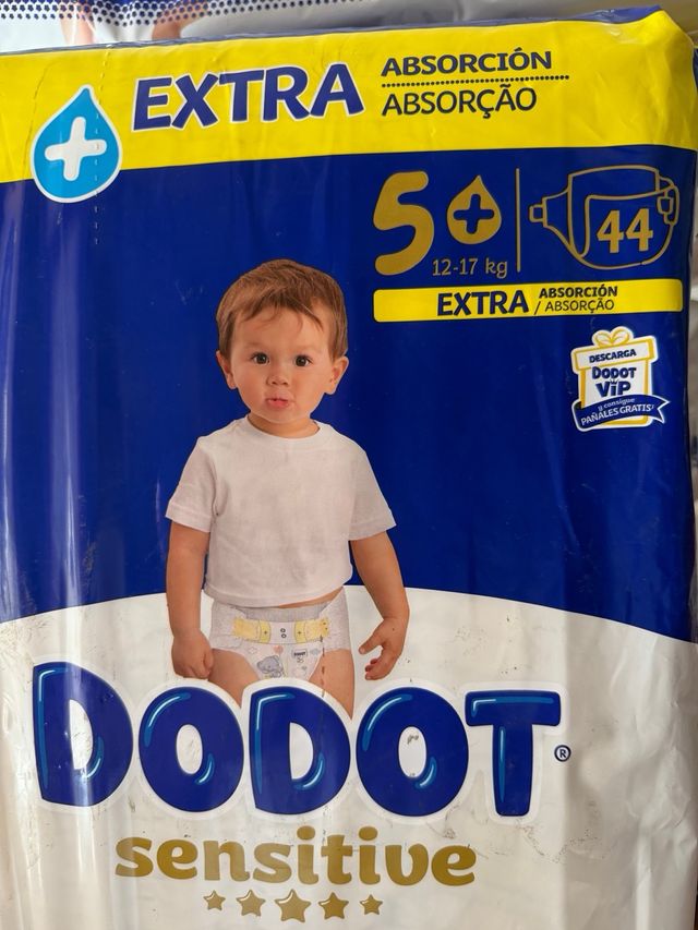 Dodot Sensitive Talla 5 Plus - 44uds