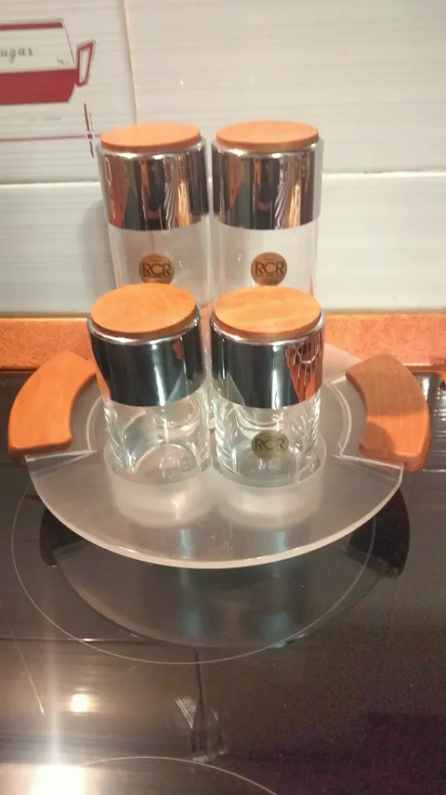 Set Menage Guzzini Nuovo sale pepe olio aceto