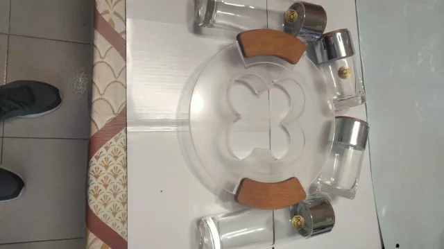 Set Menage Guzzini Nuovo sale pepe olio aceto