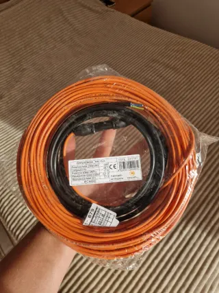 Cable calefacción suelo radiante 38.7m