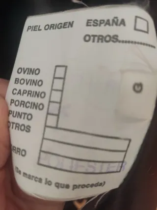 Abrigo de pecari marrón