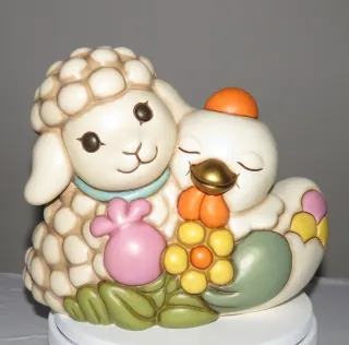 Coppia Thun Agnellino Nelly e Gallina Ester