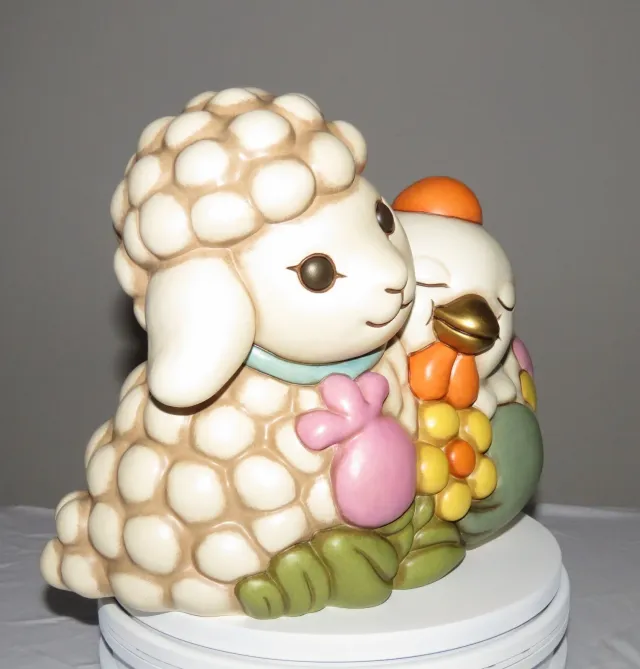 Coppia Thun Agnellino Nelly e Gallina Ester