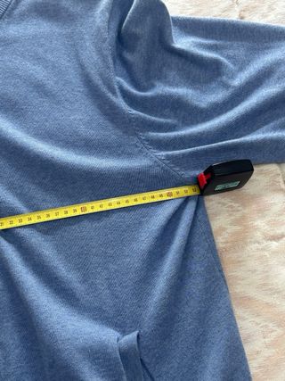 Jersey Emidio Tucci cremallera azul hombre algodón