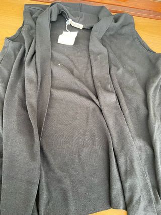 Chaleco Elena Miro Talla Única Negro