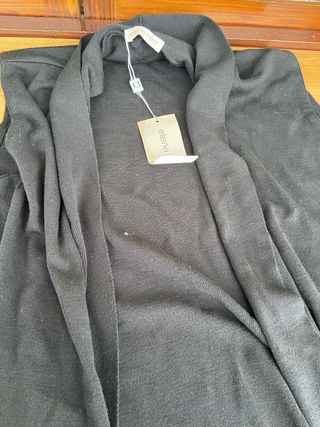 Chaleco Elena Miro Talla Única Negro