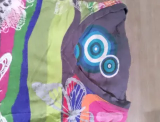 Camiseta Desigual Manga Larga Multicolor