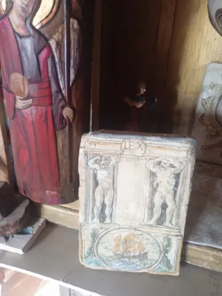 Azulejos antiguos pintados a mano