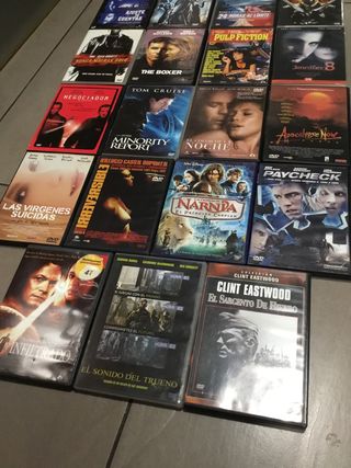 Pack 33 Películas DVD a 2€ unidad.